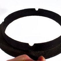 3-piece waffle iron -  handle & ring